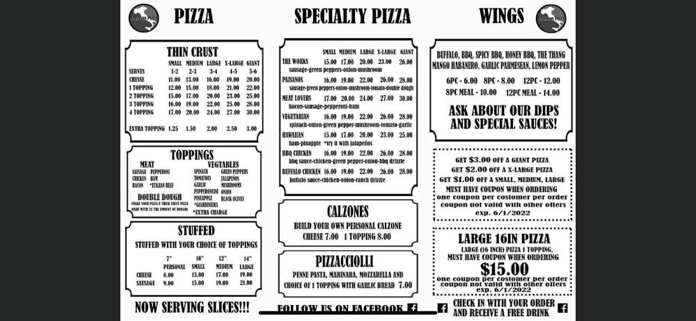 Paisano's Pizza Menu image 2